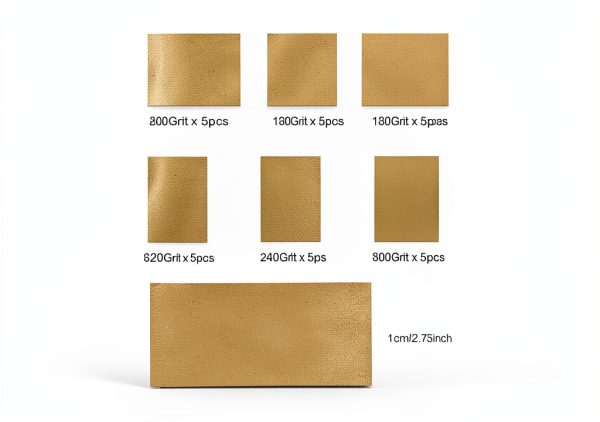 VOLSIVE Sanding Block Set PU Material Assorted Shapes-2