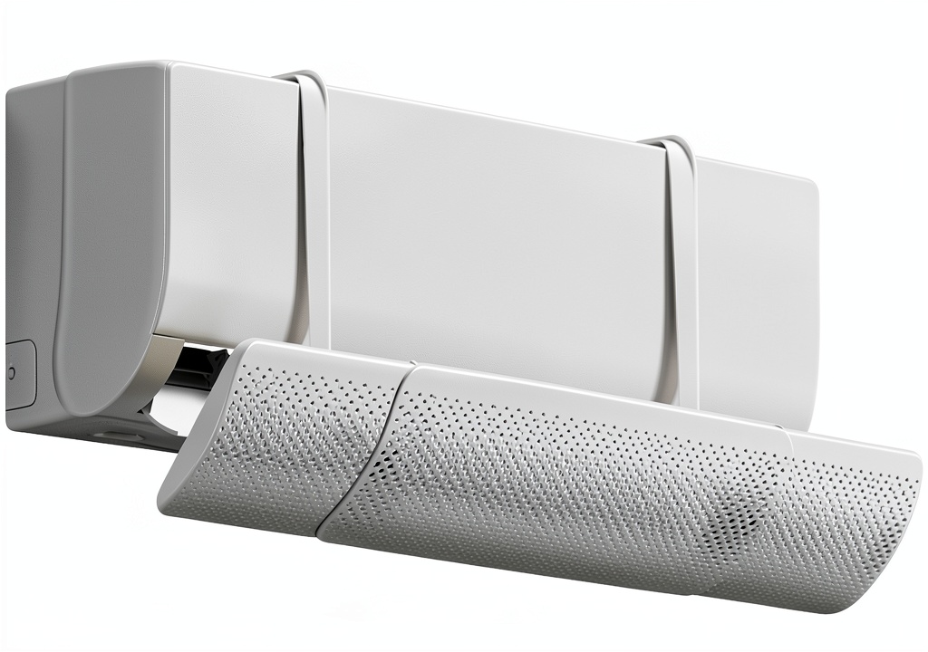 Generic Air Vent Deflector mounted on an air conditioner vent