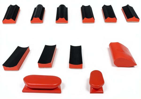 VOLSIVE Sanding Block Set PU Material Assorted Shapes-1