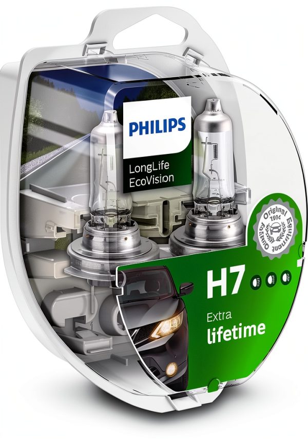 Philips H7 Headlight Bulb 12V 55W Yellow-0