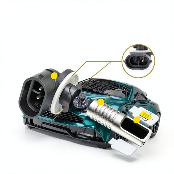 LED Fog Light Bulb HONLEEX 1600 Lumen White-1