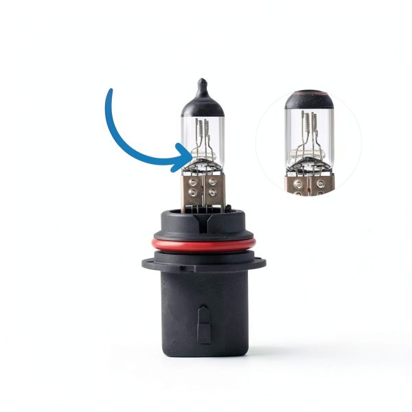 Wagner Halogen Headlight Bulb BP1210H3 Right Side-4