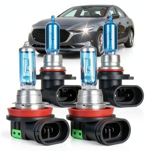 SHENKENUO Halogen Bulb 9005 H11 1800 Lumen Ultra Bright Front Light-0