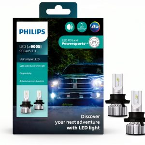 Philips LED Headlight Bulb UltinonSport 9008USLED Clear Universal Fit-0