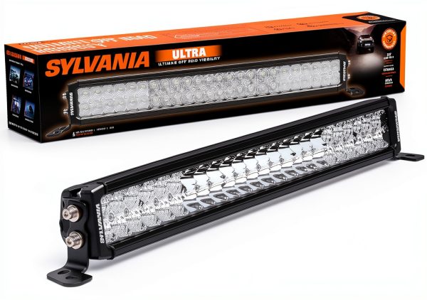 SYLVANIA LED Light Bar 20 Inch Ultra Waterproof Front Mount 55W White-0