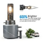 KDM H15 Car Light Bulb 600% Ultra Bright White LED Waterproof-1