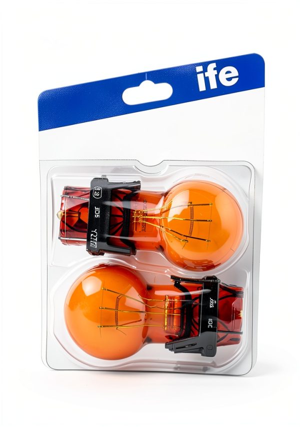 Wagner BP3757NALL Rear Vehicle Light Bulb Assorted Amber Glass-2