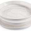 4 Pack Clear Plant Saucer 4 6 8 10 12 14 16 18 20 22 Inch Plant Trays for Pots, Plastic Extra Large Planter Saucers for Outdoors Indoors, Drip Catcher Water Tray for Plants (14 Inch)-0