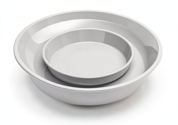 Plant Saucer 6 Pack White 6 Inch Heavy Duty Plastic Tray by UPMCT-4