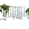 Lechay Black Plant Saucer 12in Round Tray 3 Pack Durable Plastic-5