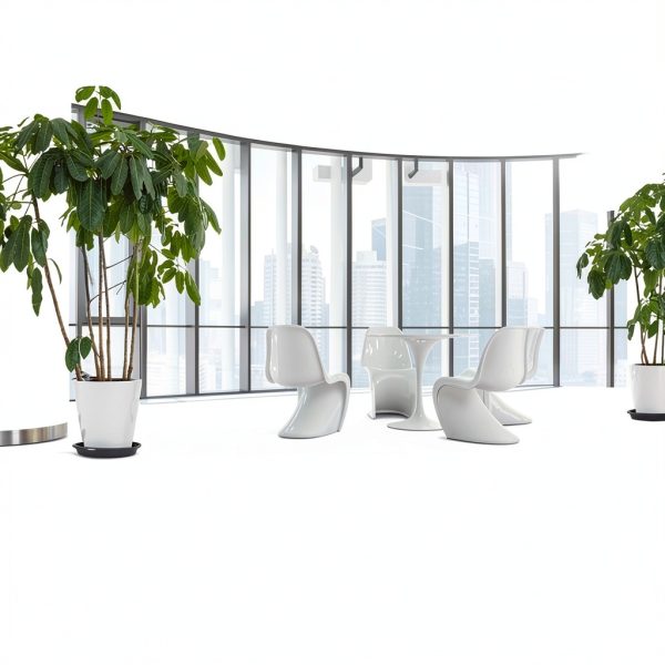 Lechay Black Plant Saucer 12in Round Tray 3 Pack Durable Plastic-5