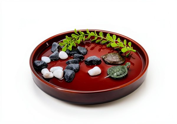 Ceramic Plant Saucer 9 Inch, Round Plant Trays for Indoors/Outdoors, Flower Pot Saucers for Holding Water Drips and Soil, Ceramic Drainage Tray for Plant Pot (Brown)-1