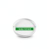 4 inch Matte White Ceramic Plant Saucer (4 Pack)-Ceramic Drainage Tray for Plant Pot-Planter Saucers 4 5 6 7 8 9 10 11 12 13 14 Inch-0