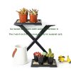 Pinkunn 2 Pcs Bonsai Humidity Tray Drip Tray Plastic Plant Water Catcher Plant Saucers for Indoors and Outdoors Cactus,Succulents,Bonsai Tree,Stone Not Included (7.8 x 5.5 Inch)-3