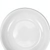 Iconikal 4 Pack White Ceramic Dipping Oil Dishes Plant Saucers-4