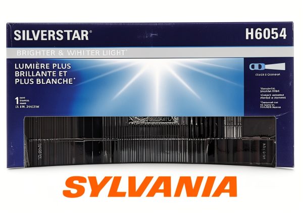 SYLVANIA - H6054 SilverStar Sealed Beam Headlight - High Performance Halogen Headlight Replacement (142x200), Brighter & Whiter Light for Added Clarity Downroad and Sideroad, (Contains 1 Bulb)-0