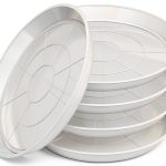 Plant Saucers 3 4 5 6 7 8 9 10 11 12 14 Inch, 5 Pack Clear Plastic Plant Trays for Pots, Durable Plant Water Catcher Tray for Indoors Outdoors (6", Clear)-0