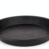 Grjoprt 6 Pack Black Plastic Plant Saucer Tray 6inch Saucers-1