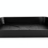 Feyvdzv 6 Inch Square Plant Saucer Tray Durable Plastic 4 Pack Black-3