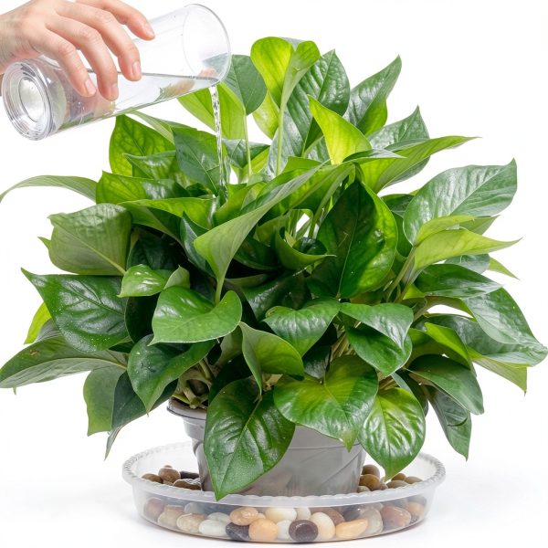 Plant Saucer 6 Inch Clear Plastic 6 Pack by MUDEELA Thicker Stronger-5
