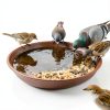 Plant Saucer 10" Brown Heavy-Duty Plastic Tray - TITE 3-Pack-3