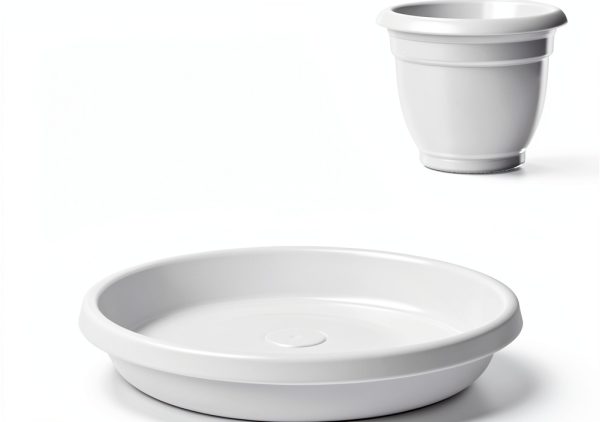 NIMYAU Plant Saucer 5 Pack 6 Inch Black Plastic Tray Indoor Outdoor-1