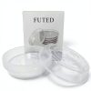 Clear Plant Saucer 5 Inch - FUTUR Plastic Tray Sturdy Water Catcher-6
