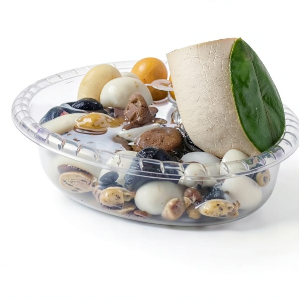 Clear Plant Saucer 5 Inch - FUTUR Plastic Tray Sturdy Water Catcher-4