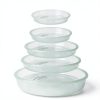 Plant Saucer 6 Inch Clear Plastic 6 Pack by MUDEELA Thicker Stronger-2