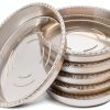 Clear Plant Saucer 5 Inch - FUTUR Plastic Tray Sturdy Water Catcher-0