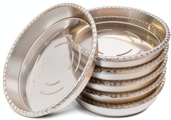 Clear Plant Saucer 5 Inch - FUTUR Plastic Tray Sturdy Water Catcher-0